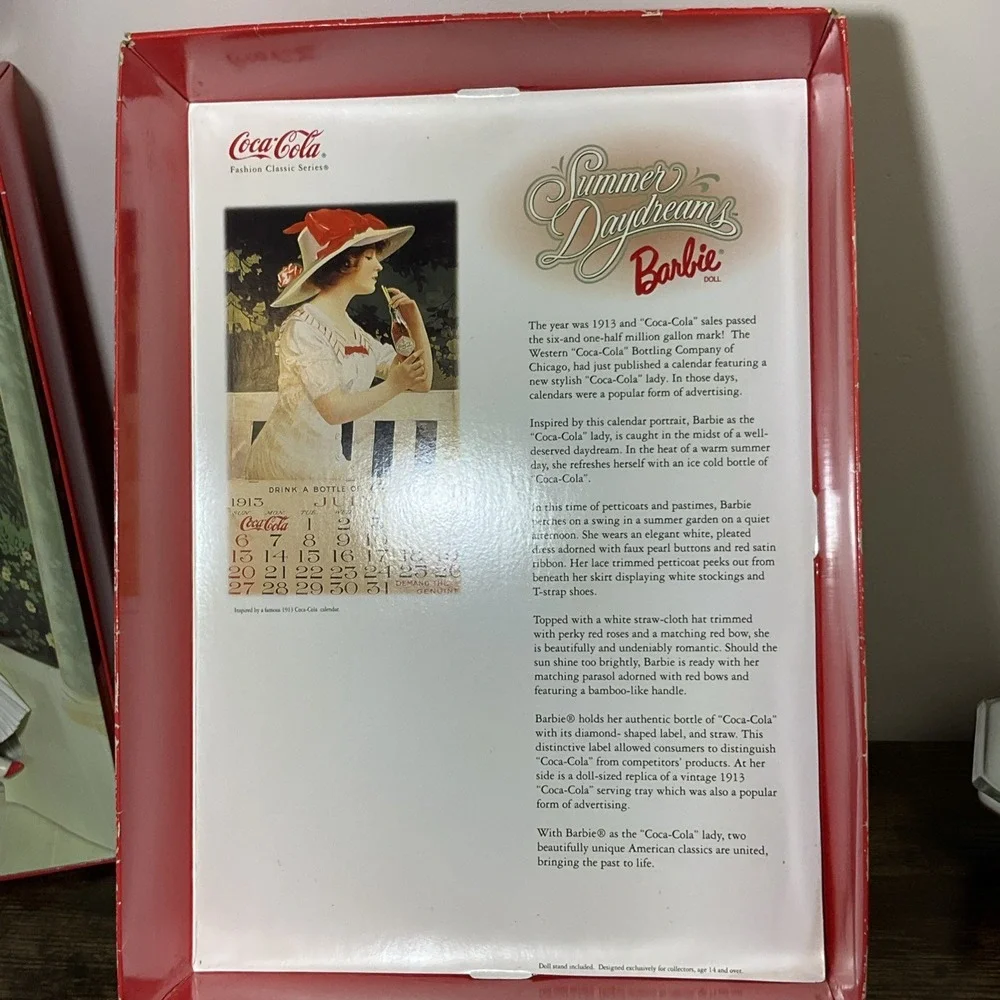 Coca-Cola Barbie Summer Daydream 3rd in Series Fashion Collector Edition NIB